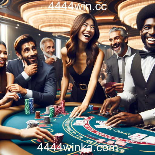Descubra a Experiência de Jogos Ao Vivo em 4444win.cc